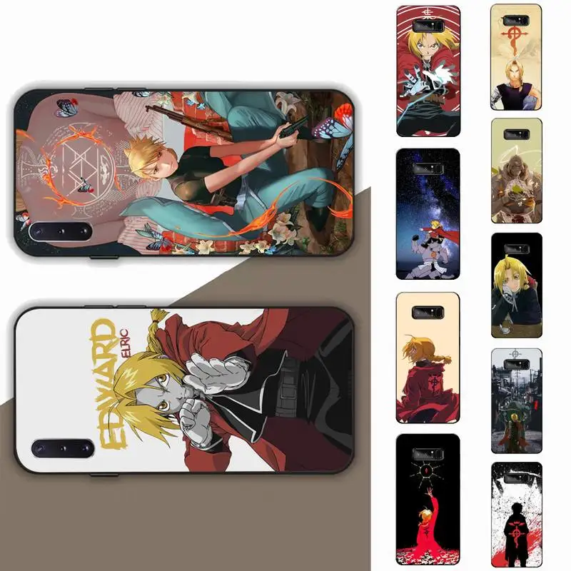 

Anime Fullmetal Alchemist Phone Case for Samsung Note 5 7 8 9 10 20 pro plus lite ultra A21 12 72