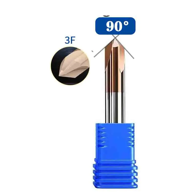 HRC55 фрезерный резец V-grove router bit Xuhan tools