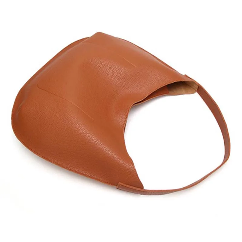 Women Handbag PU Leather Shoulder Bag Female Tote Designer Brand Large Capacity Simple Ladies Shopping Travel Hand | Багаж и сумки