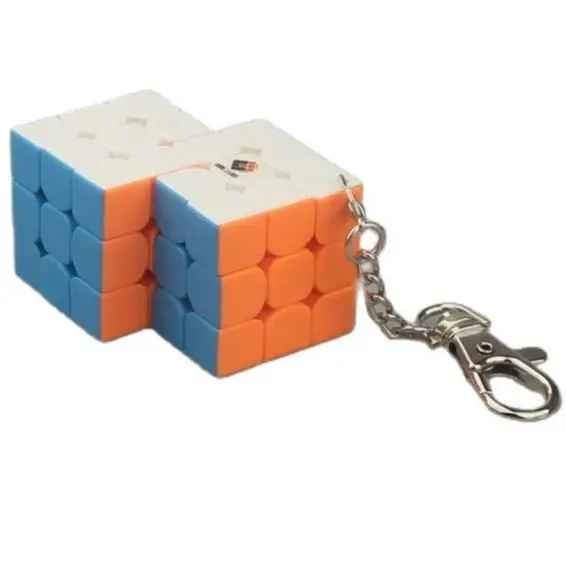 Новейшая модель Cubetwist 2 в 1 3x3x3 совместный цепочка для ключей куб головоломка