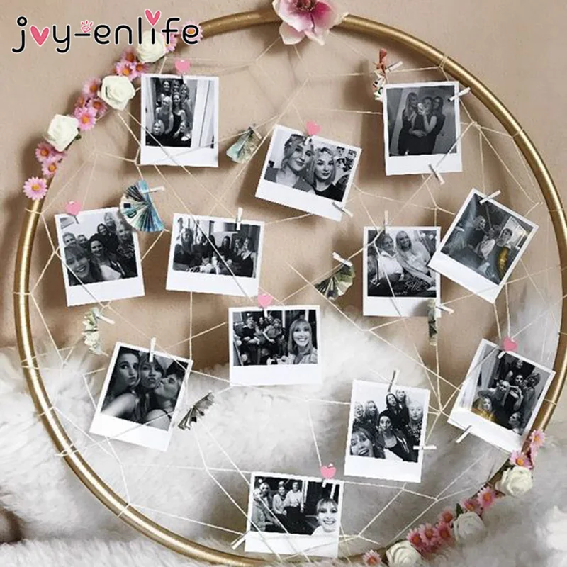 

60/80/100cm Plastic Artificial Flower Wreath Frame Wedding Decoration DIY Arch Bow Balloon Flowers Garland Christmas Party Decor