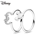 Новое модное кольцо с мультяшным изображением Микки из мультфильма Disney, ювелирные изделия для пары, подарок на день рождения для парня подруги