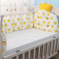 3pcsset cotton baby bed bumper kids crib around cushions cot protector pillows for newborns childrens bedding set