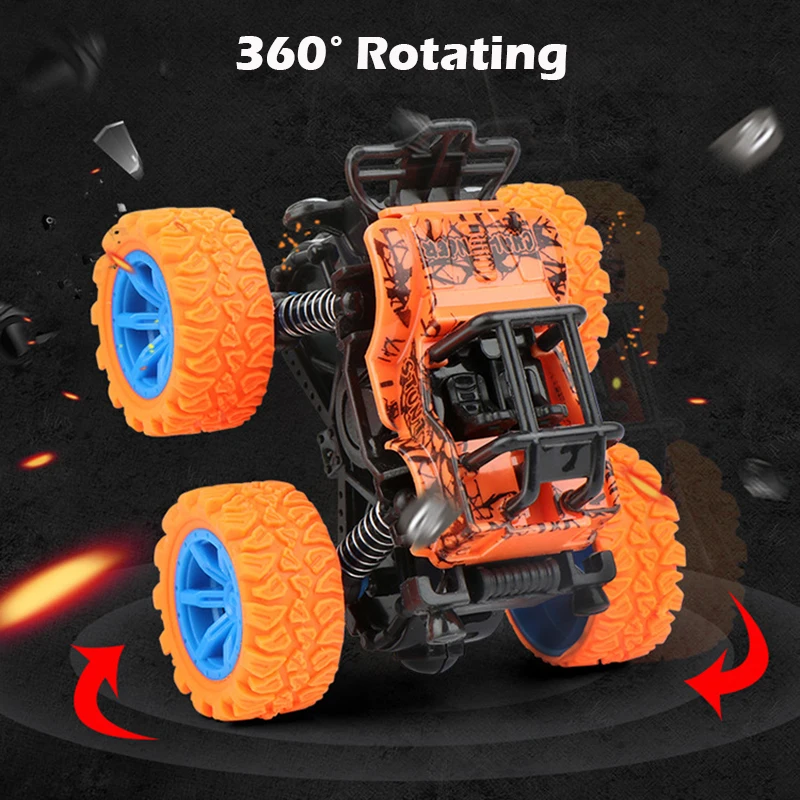 Инерционный внедорожник автомобили детская игрушка 4WD монстр-Трак 360 °