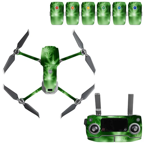 Розовый Граффити наклейка Skins Комплект для DJI Mavic 2 Drone Body sticker пустынный камуфляж наклейки аксессуары для кожи Mavic 2 PRO/Zoom - Цвет: Розовый