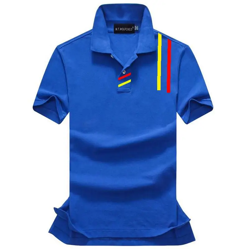 Мужская летняя рубашка-поло с коротким рукавом 2020 хлопок | одежда