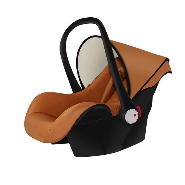 car seat Многофункциональная детская коляска для близнецов с высоким пейзажем, детская коляска с двойным складывающимся передним и задним откидным сидением, 2in1baby carry - Цвет: car seat