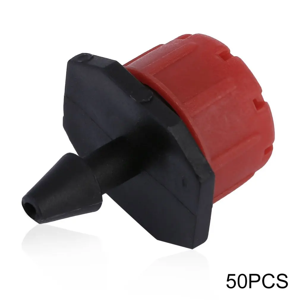 50 шт./лот регулируемая насадка для полива сада микро поток капельница капельная