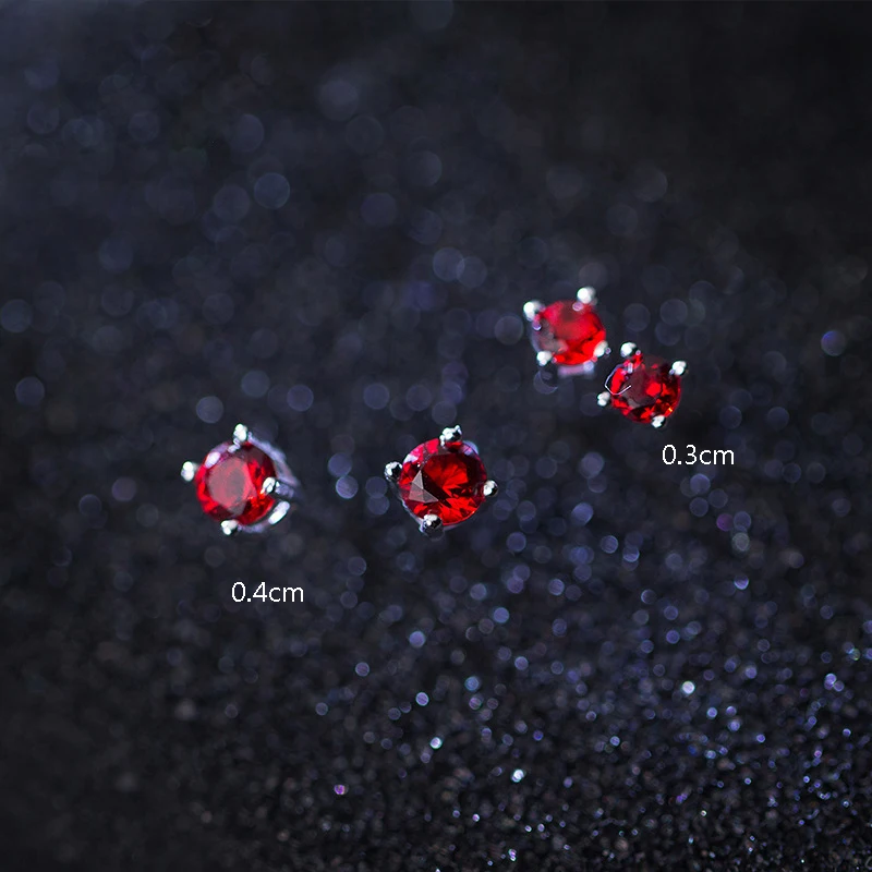 Женские серьги гвоздики из серебра 2018 пробы 4 х4 мм|earrings gift|fashion stud earringsstud earrings |