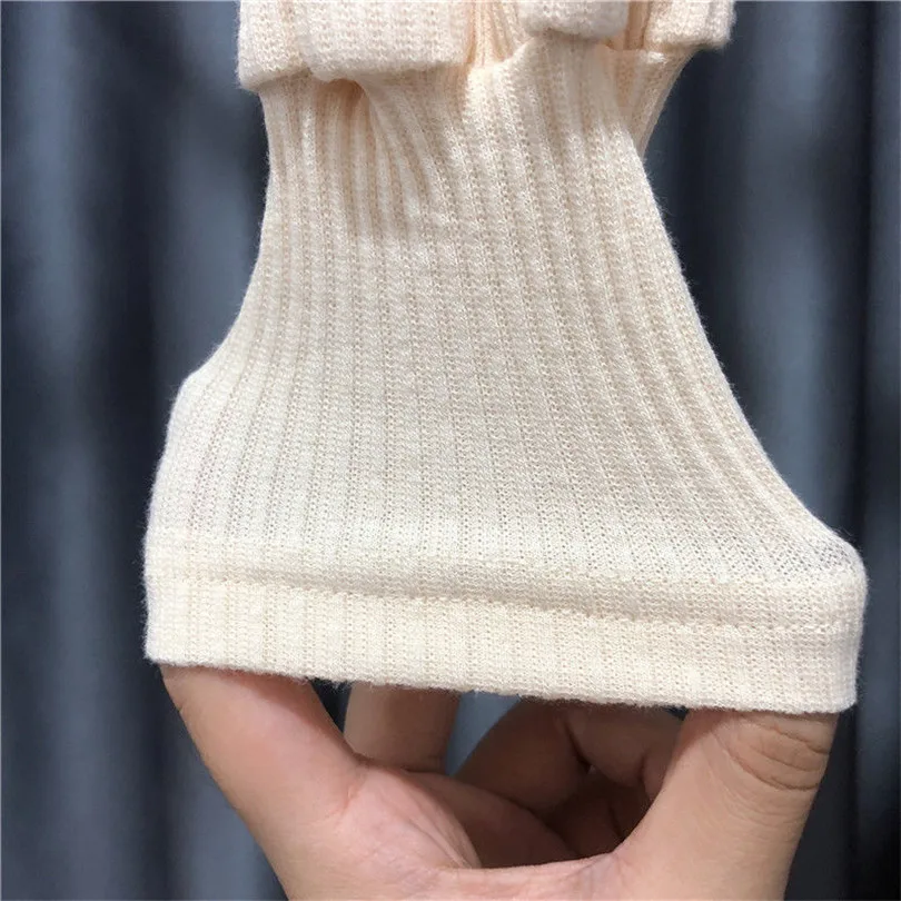 

Baby Sweaters Girls Autumn Winter Baby Knitwear Pullover Tops Puff Sleeve Kids Girls Sweater Pullover Toddler Children Sweater