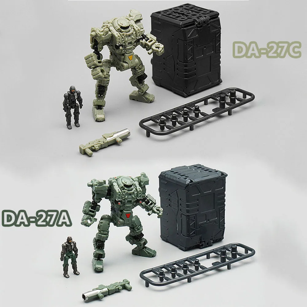 

Transformation MFT DA27 DA27A DA27C Diaclone Powered-Suit Power Suit Black Mech Solider Lost Planet Action Figure Toy