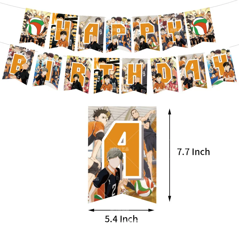 1 комплект Аниме Haikyuu воздушные шары волейбол Hinata kageyama Tsukishima Sugawara karasuno Haikyuu! День
