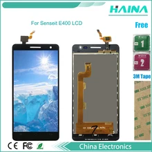 Free 3M And lcd For Senseit E400 LCD Display + Touch Screen Digitizer Assembly Accessories Phone Replacement + Tools