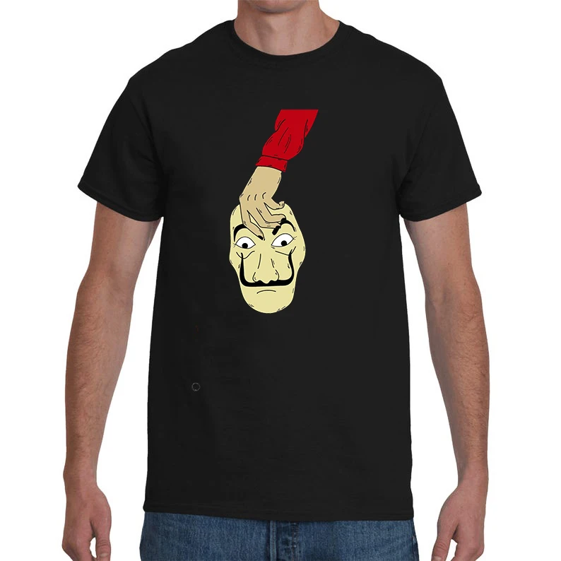 

La Casa De Papel Men T Shirts The House of Paper Funny Summer T Shirt O-Neck Casual T-shirts 2020 BELLA CIAO Tee Funny Print