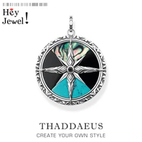 pendant compass large2020 spring personal lucky charm fashion jewelry europe bijoux 925 sterling silver gift for woman men