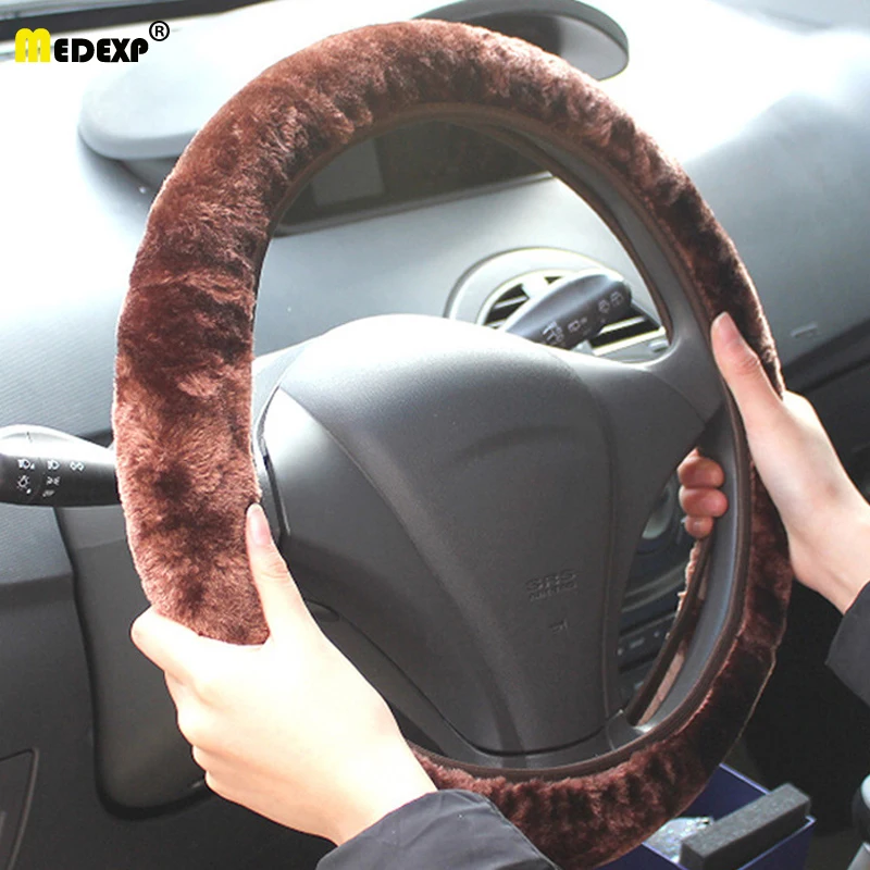 Новинка брендовая плюшевая телескопическая Оплетка на руль Medexp универсальная