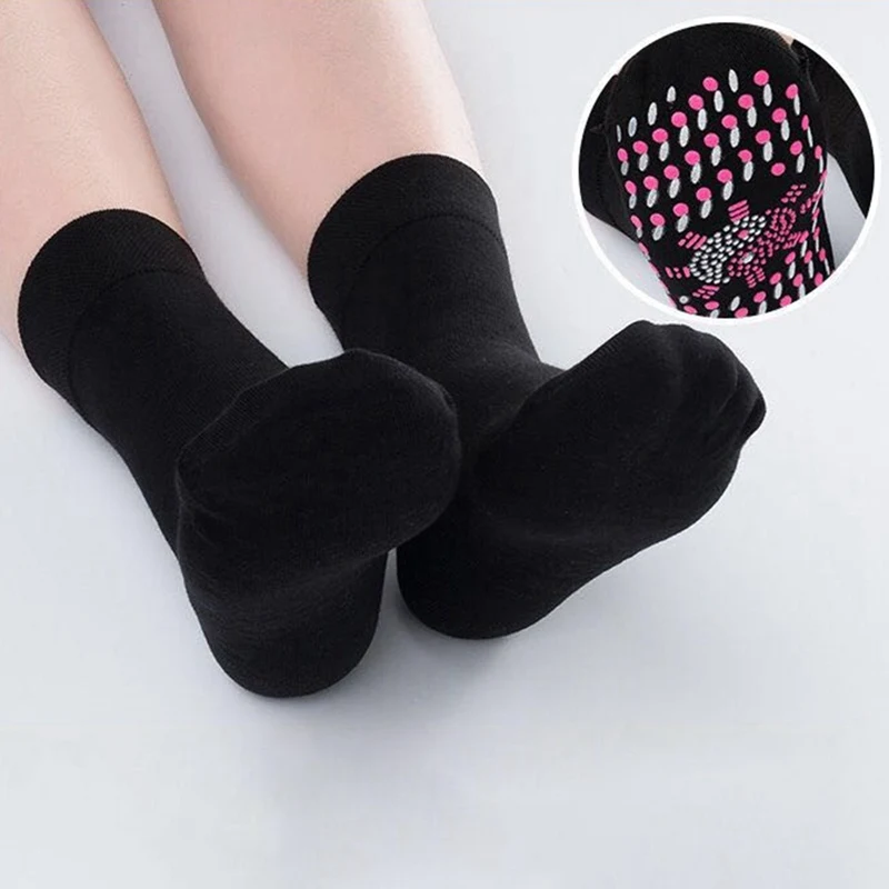 

New Washable Self-heating Socks Men's And Women's Winter Warm Tube Socks Warm Foot Socks Warm Paste Baby Socks