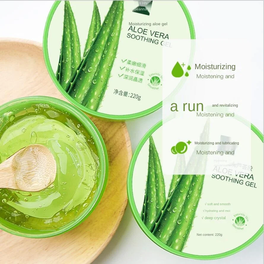 Горячая Распродажа 220 г гель алоэ вера 92% натуральные кремы для лица увлажняющий