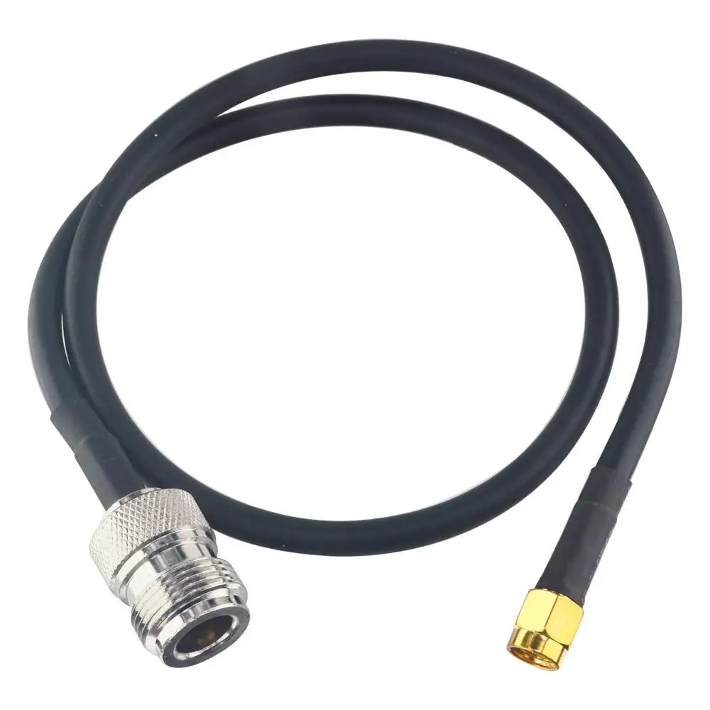 Коаксиальный кабель удлинитель со штекером SMA на Гнездо N коаксиальный RG58 1 6 футов