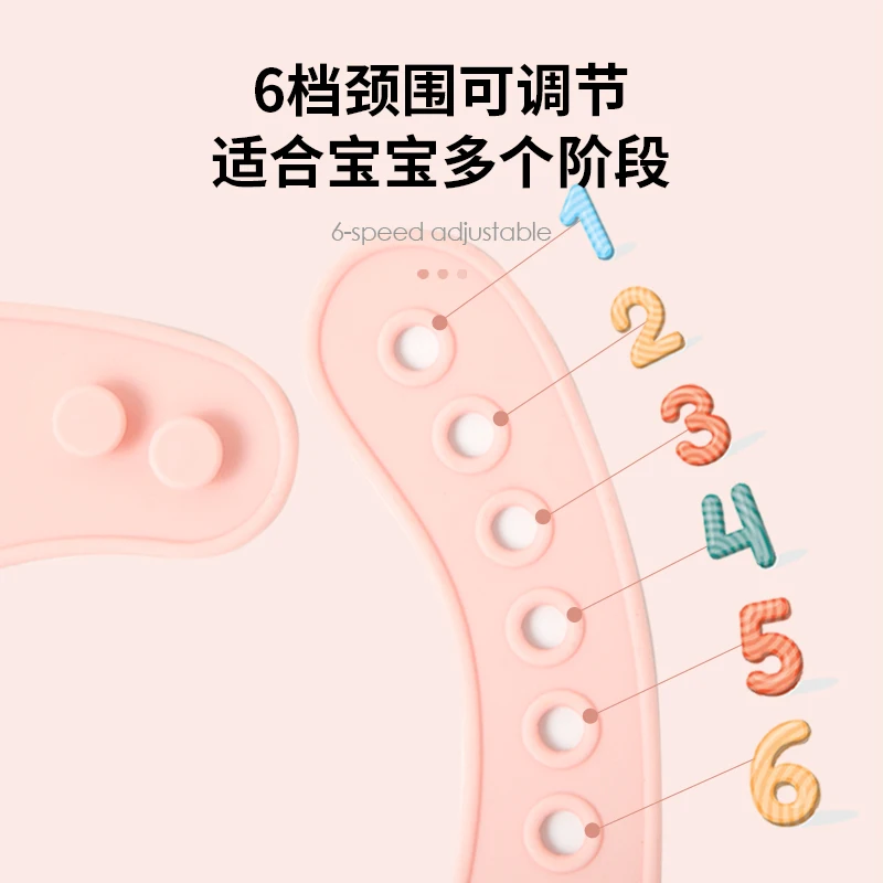 Baby Bibs Waterproof Silicone Feeding Saliva Towel Newborn Cartoon Aprons Adjustable Burp Cloths Bandana | Детская одежда и обувь