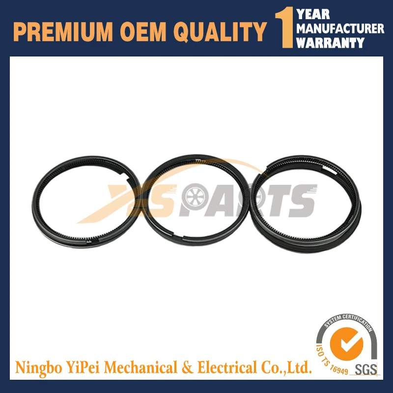 3 комплекта комплект поршневых колец STD для Mitsubishi K3B Iseki TX155 TX1510 TX2160 TU140 TU147 трактор 68