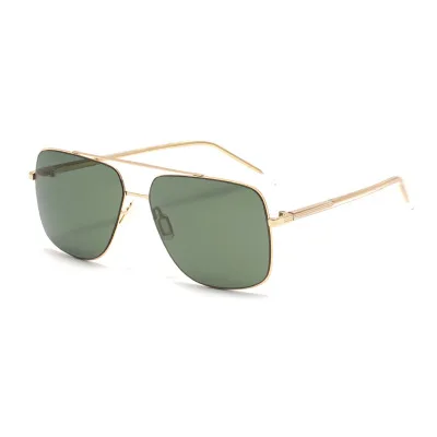 

2021 new nylon polarized sunglasses men's fashion double beam box sunglasses SunGlasses