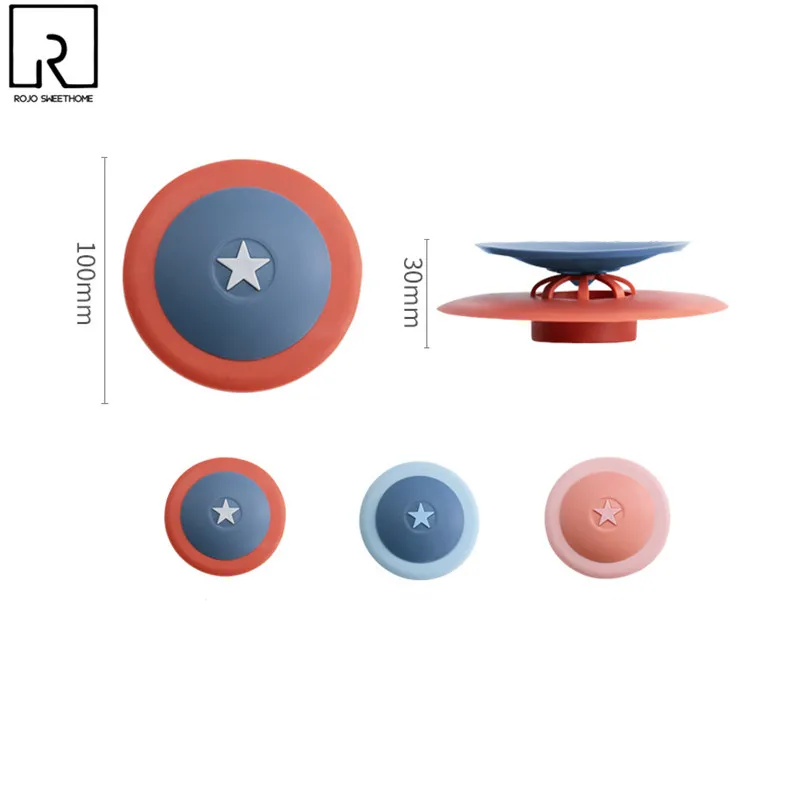 

Soft Silicone Hair Filter Bathtub Shower Sewer Hair Stopper Catcher Kitchen Sink Plug Floor Drain Strainer Bathroom Accessories