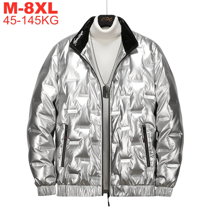 7xl Big Size 8xl 6xl Men's Down Jacket Warm Coat Male Chinese Streetwear Overcoat Oversize Parka Winter Thicken Down Jackets Men