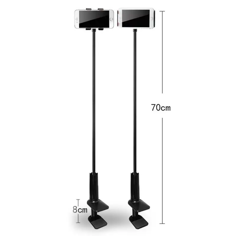 Wall Tablet Stand Holder Clip Lazy Flexible Long Arm Bed Desk Table Gooseneck Bracket For iPad iPhone Xiaomi Samsung Phone |