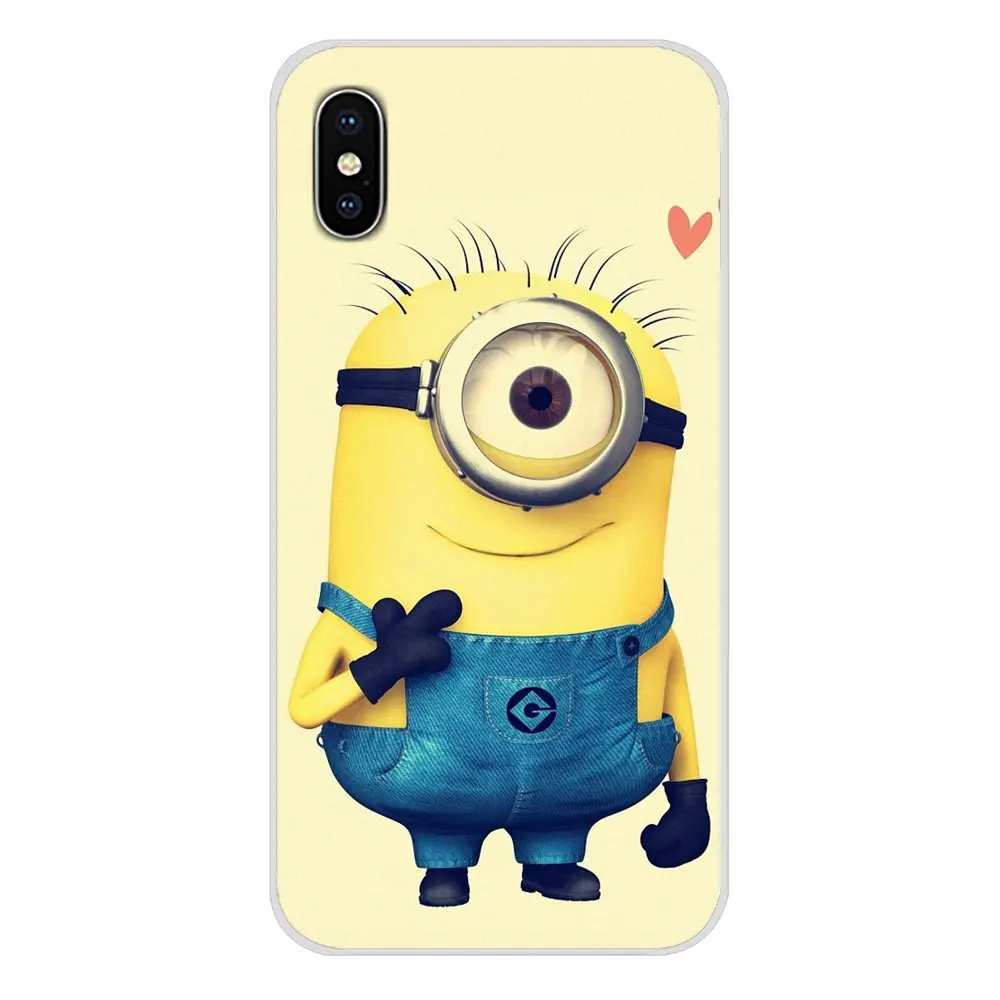 images 7 Для huawei G7 G8 P7 P8 P9 P10 P20 P30 Lite Mini Pro P Smart плюс прозрачная задняя крышка из ТПУ чехла Gru футболка с миньонами для детей; D меня - Цвет: images 7