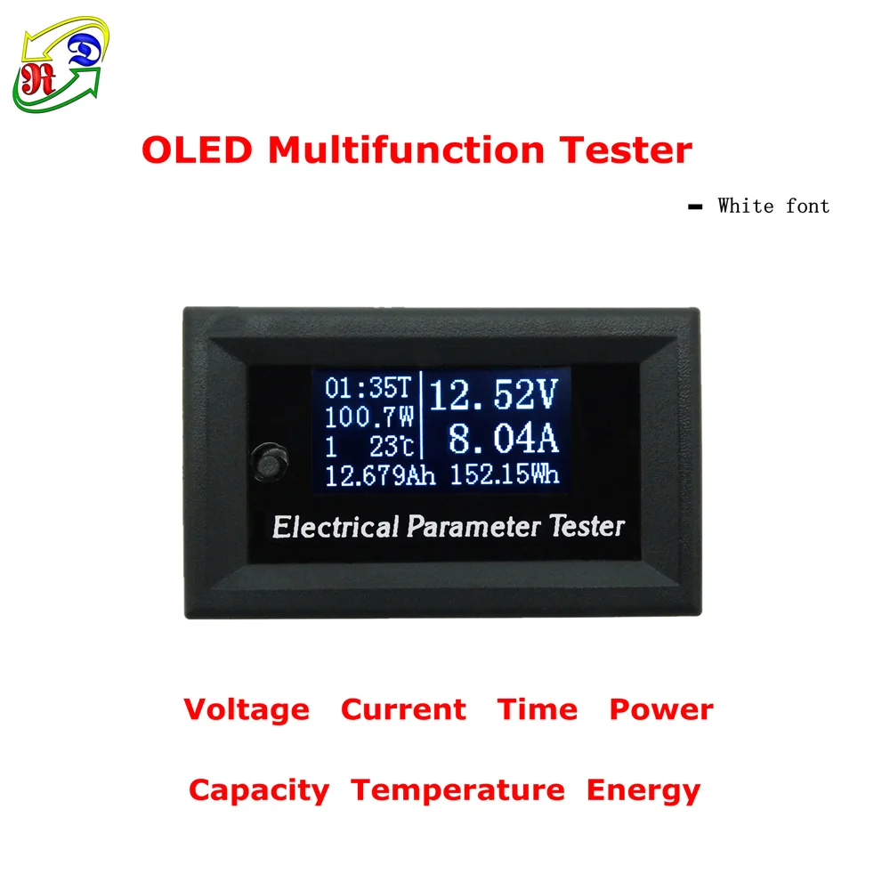 RD 100 v/33v10A 7в1 OLED Многофункциональный тестер напряжения тока температуры емкости