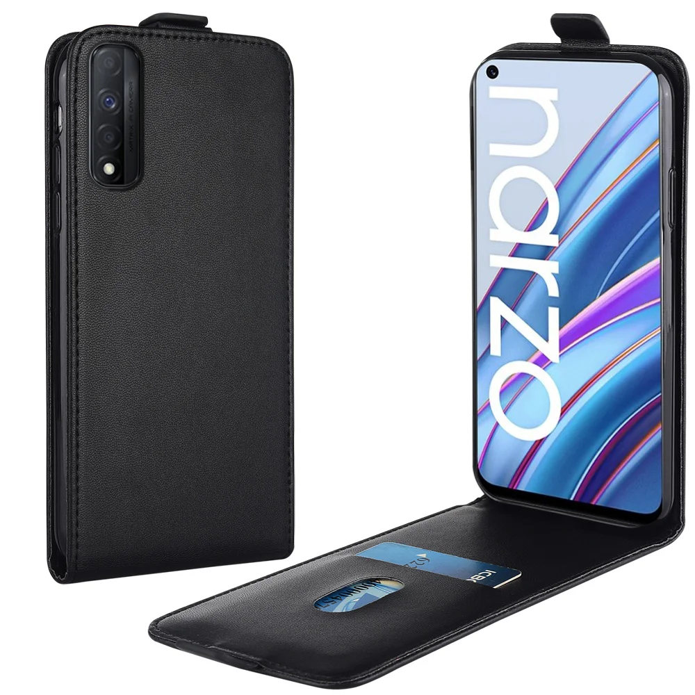 

Кожаный чехол-книжка для Realme Narzo 30 4G RMX2202 RMX2020 RMX2021