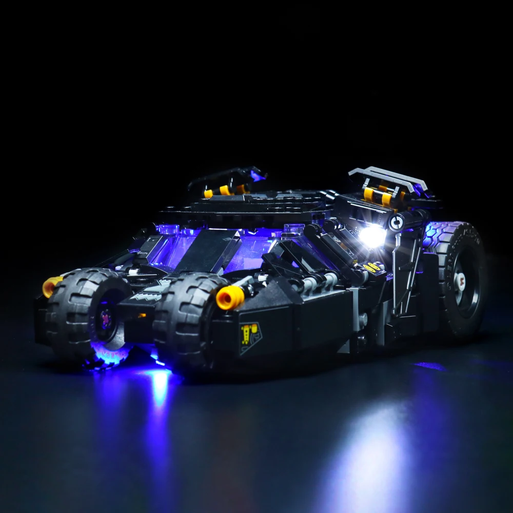 Новинка светодиодсветильник ка совместимая с LEGO 76239 Batmobile Tumbler Scarecrow Showdown Light