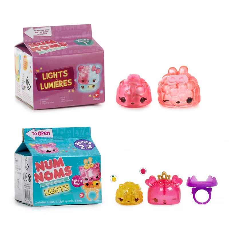 

Num Noms Lights Series 1 Mystery Pack Random Color Surprises Collection Toys Birthday Children Gift for Girls