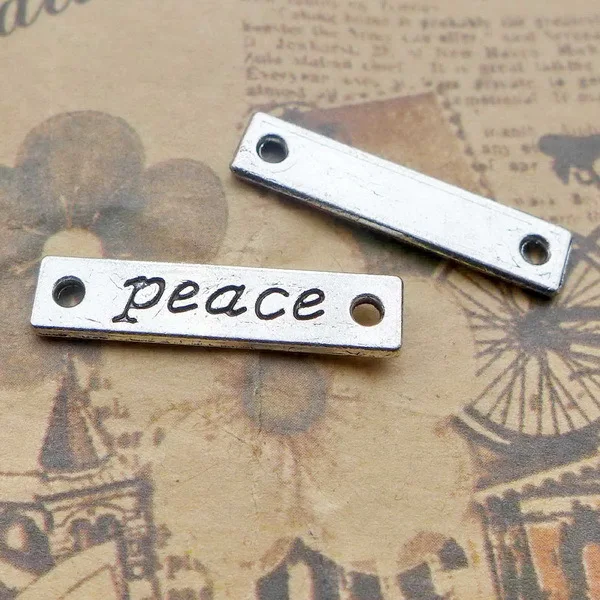 

Jewelry making connector 10pcs 10x27mm antique silver color Bracelet connector
