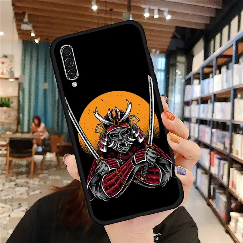 

Japan Samurai Art Phone Case For Samsung A20 A30 30s A40 A7 2018 J2 J7 prime J4 Plus S5 Note 9 10 Plus