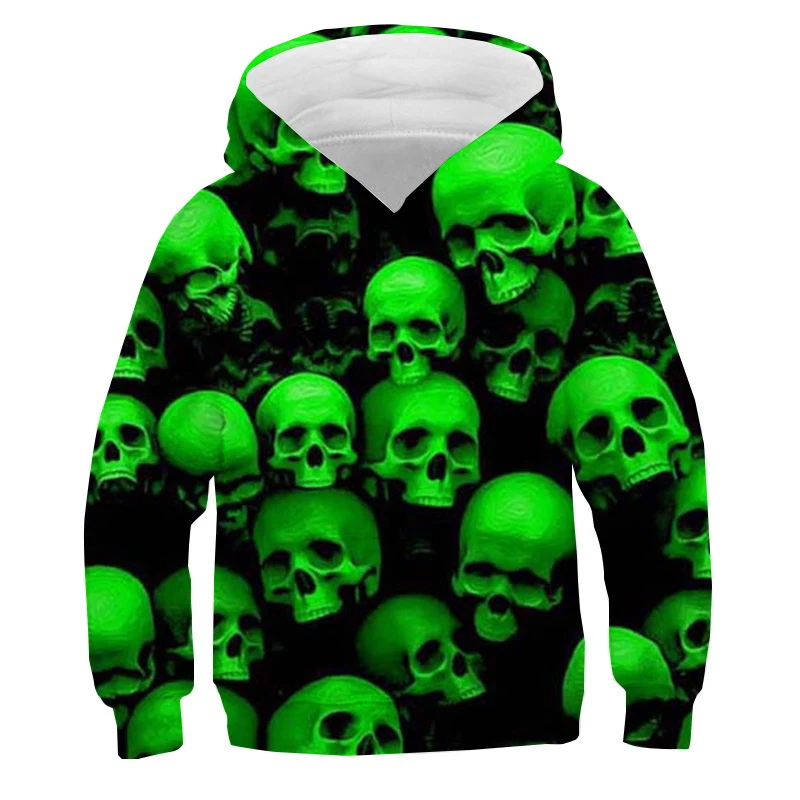 

halloween Boys Girls Hoodies Spring Hooded Sweatshirt for Boys Digital Printing Kids Hoody Coats Children Pullover Clothing Tops
