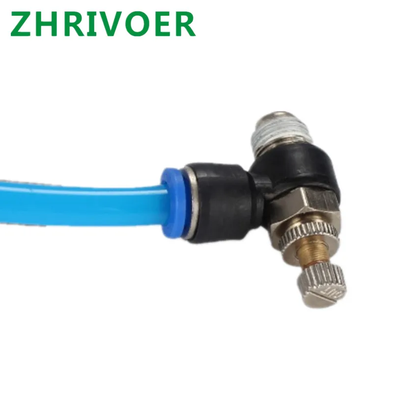 Фото 1 pcs M5" 1/8" 1/4" 3/8" 1/2 air speed Regulating valve throttle SL 4 6 8 10 12mm Fast connection Pneumatic Fitting 1 pcs M5" 1/8" 1/4" 3/8" 1/2 air speed Regulating valve throttle SL 4 6 8 10 12mm Fast connection Pneumatic Fitting