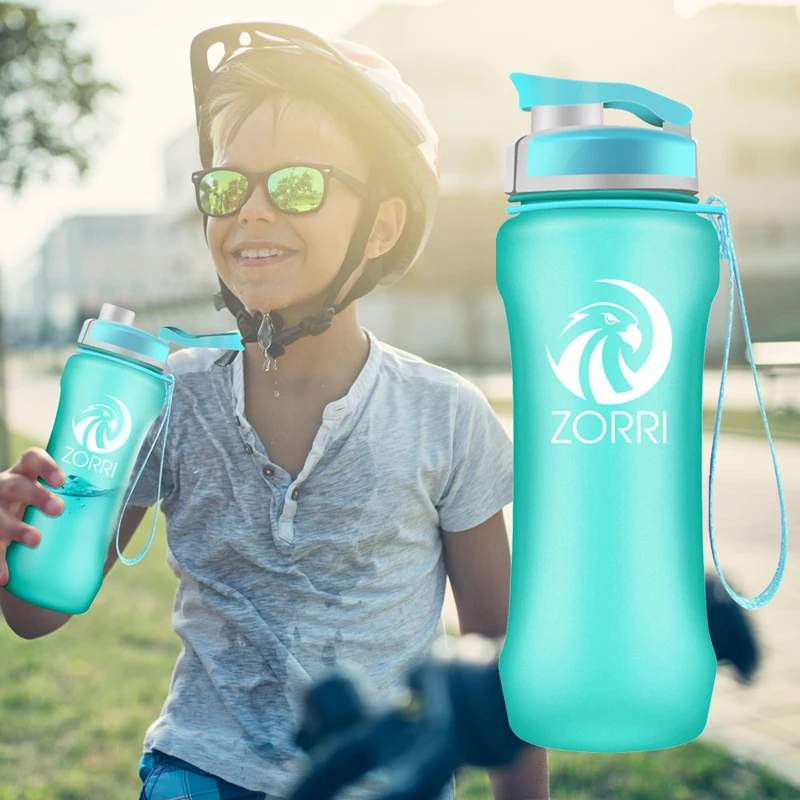 ZORRI Tragbare спортивный вассер Flasche BPA FREI kunstoff для улицы Reise Durchführung für Wasser Flaschen Student gourde