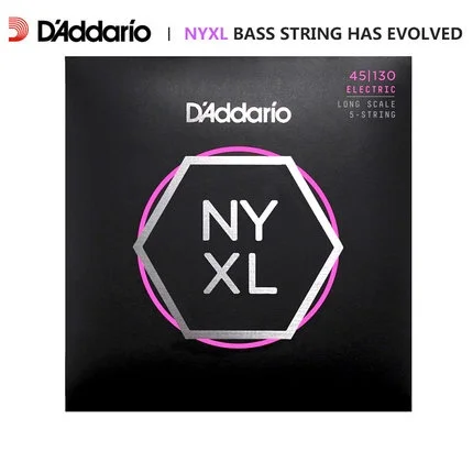 D'addario Daddario NYXL Nickel Wound Bass Guitar Strings Long Scale NYXL4095 NYXL45100 NYXL45105 NYXL50105 NYXL45130(5-strings)