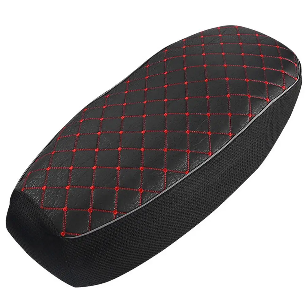 

Scooter Seat Cover 3D Spacer Mesh Edging High Ductility Waterproof Motorcycle Cushion Cover Comfortable Soft Battery Car Seat F