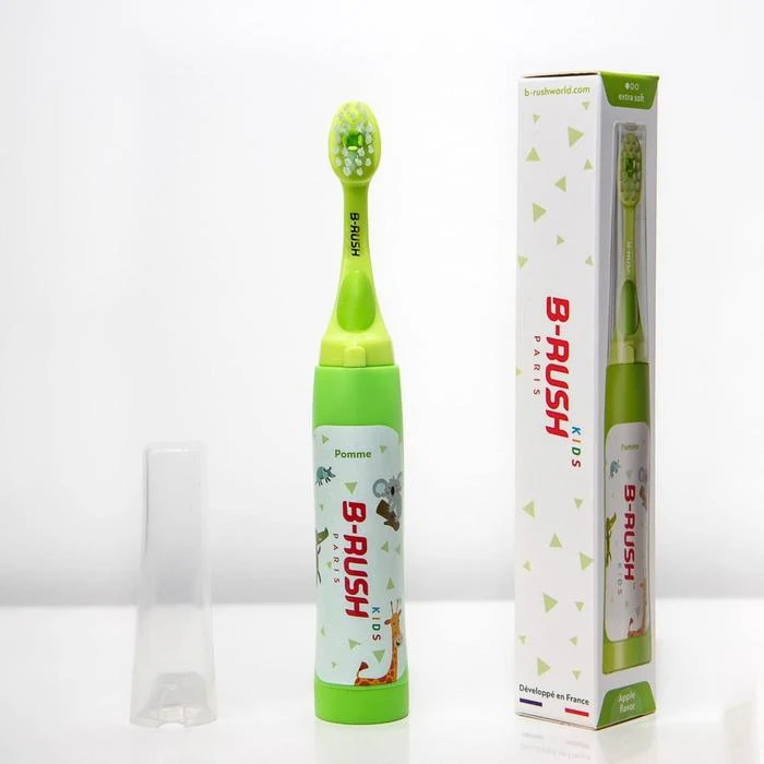Зубная щетка B RUSH KIDS B1 K103ES для детей автоподача пасты 40 г зеленая