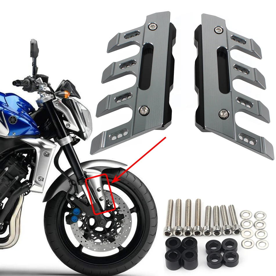 

For yamaha FZ FZ8N FZ1N FZ6N FZ8 Fazer8 FZ1S FZ8S Motorcycle Mudguard Front Fork Protector Guard Front Fender Slider Accessories