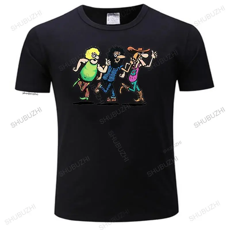 

Mens luxury cotton T shirt men O-neck tees The Fabulous Furry Freak Brothers Mens Clothing Loose tops for him plus size teeshirt