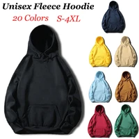 solid oversized hoodie women winter fleece blouse autumn long sleeve hooded sweatshirt unisex casual loose clothes pullover tops