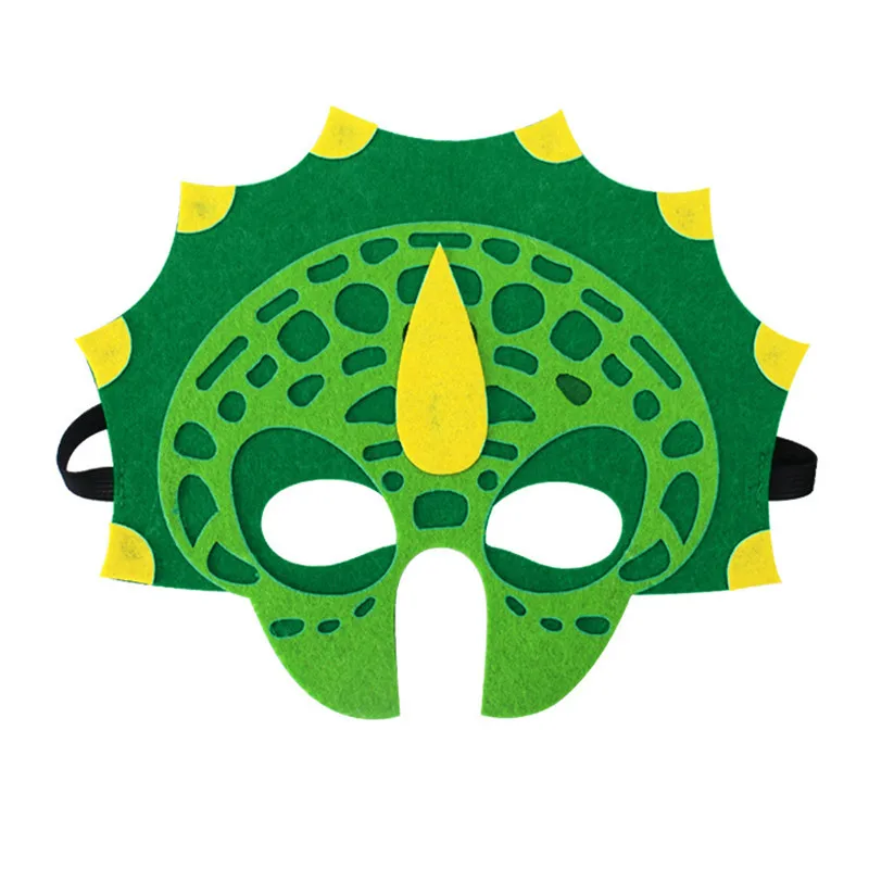 Фетровые маски в виде динозавра милая фотоодежда для детей украшение на день