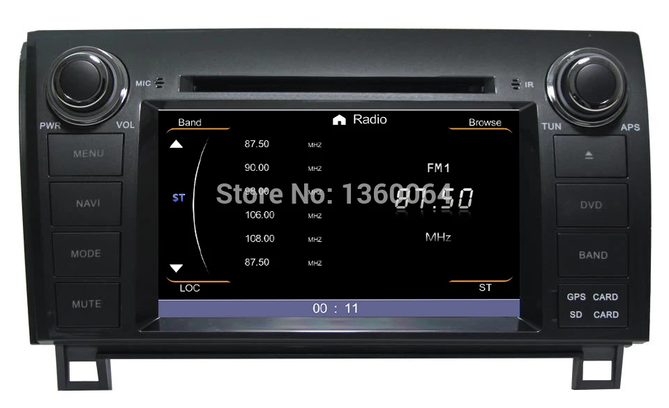 2 din 7&quot Car DVD GPS For Toyota Tundra Sequoia Navigation Multimedia System Audio Video Player Media Stereo Head Unit Autoradio |