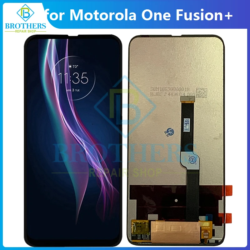 Para Motorola Moto una fusi&oacute;n OneFusion fusi&oacute;n + pantalla LCD de montaje de digitalizador con pantalla t&aacute;ctil para Motorola XT2073-2 fusi&oacute;n Plus-5
