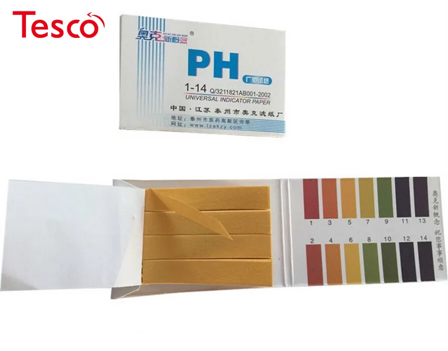

by dhl 2000pcs 80 Strips/pcs Full PH Meter PH Controller 1-14st Indicator Litmus Paper Water Soil Kit pH test strips