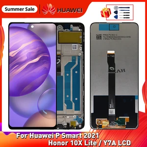 original for huawei p smart 2021 lcd y7a display touch screen digitizer for honor 10x lite display replacement parts free global shipping